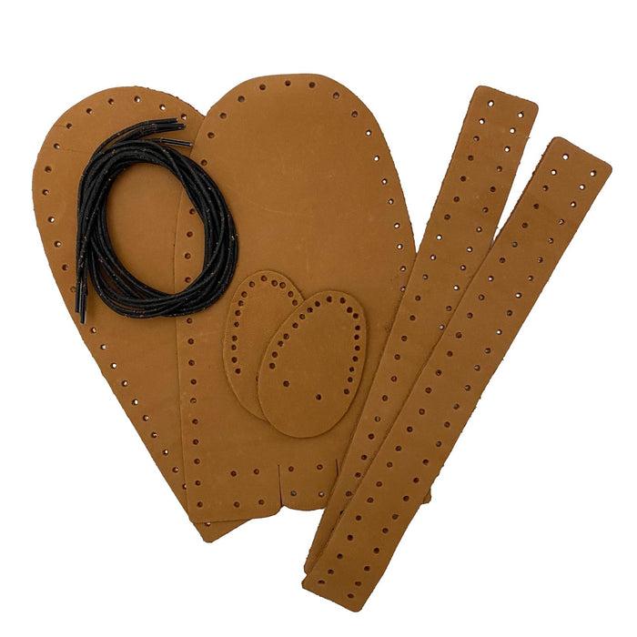 Make your own Moccasins - DIY Leather Moccasin Craft Project - Men - Women - Children - Infant - Handmade Moccasins Kit