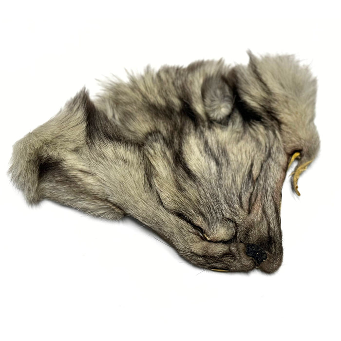 Authentic Classic Fox Face - Genuine Fur Animal Face for Crafts and Costumes