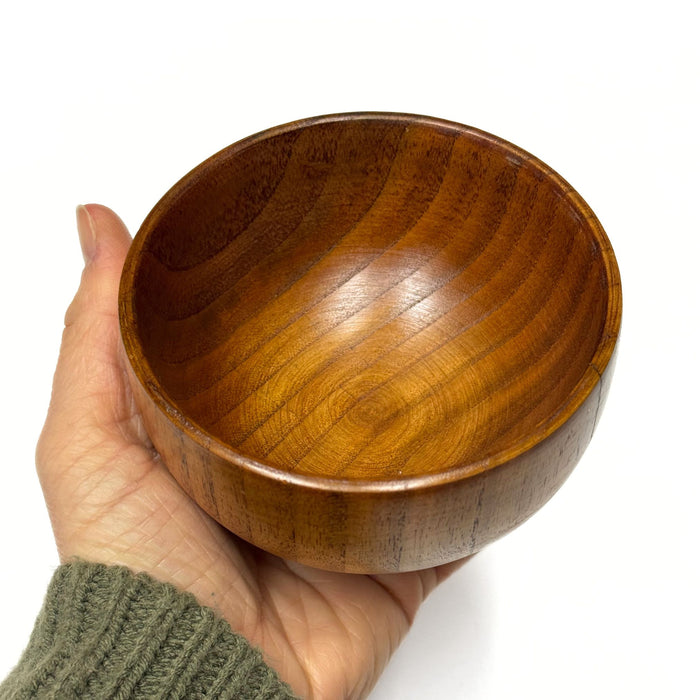 Small Wooden Bowl - Natural Wood Dish - Keepsake, Jewelry, or Trinket Holder