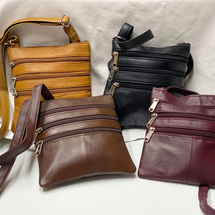 Zipper Tan Handbags, Bags