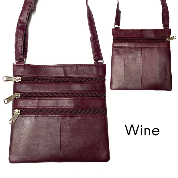 PU Leather Tassel Crossbody Handbag – Ishka