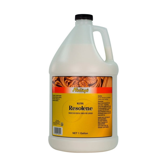 Fiebing's Acrylic Resolene Leather Top Finish and Protector - Neutral - Quart - Gallon