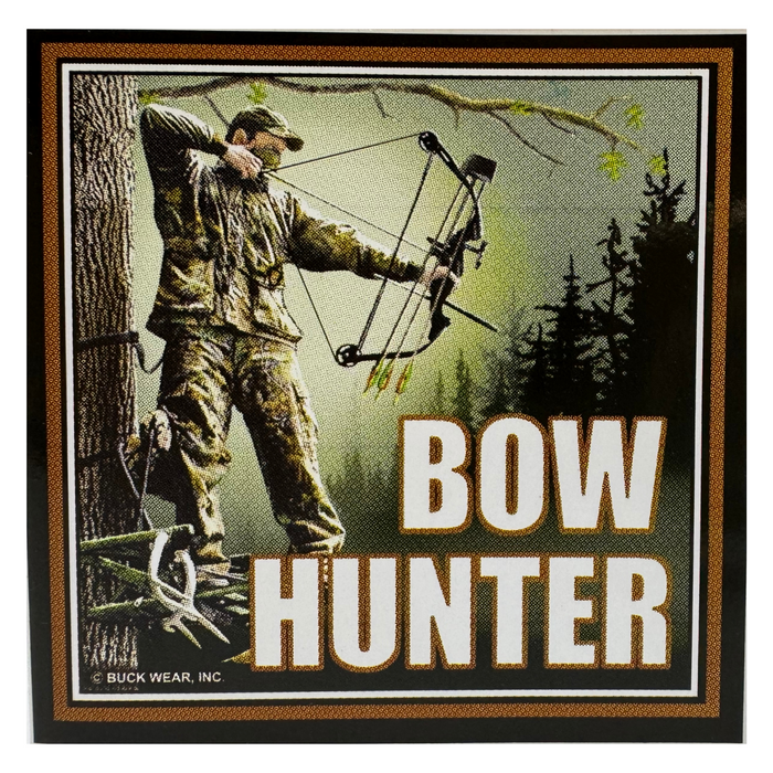 Hunting Themed Decals - 4" x 4" Hunter Sportsman Decals