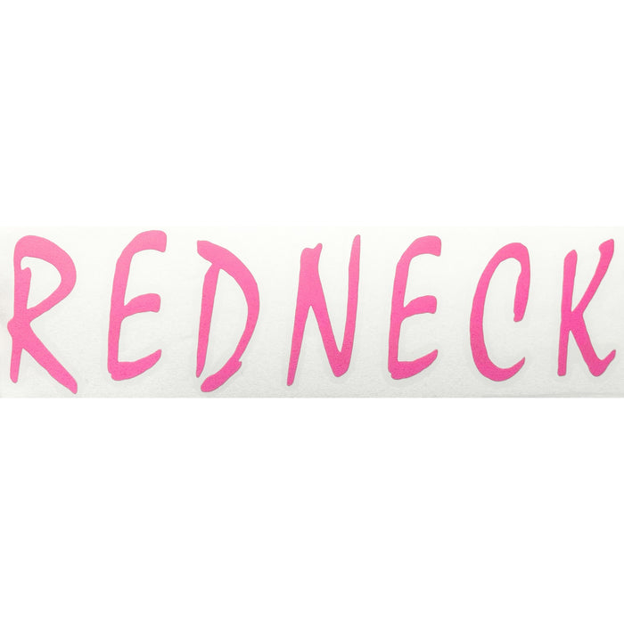 Pink Redneck Decal - Vinyl Sign for Trucks, Cars, Boats, and More