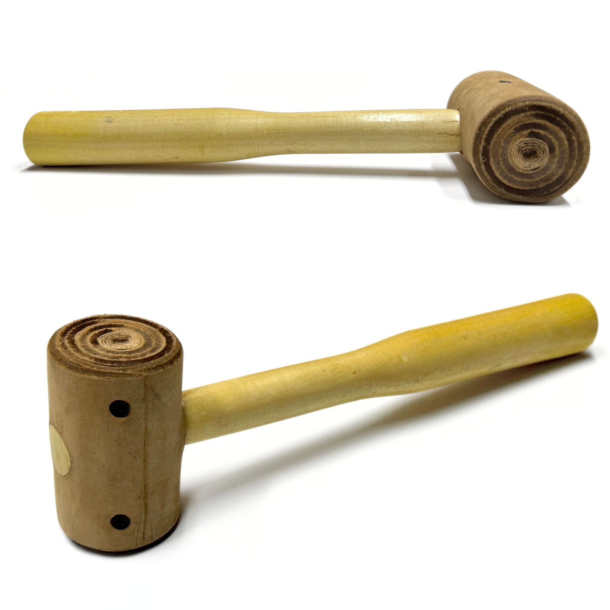 11 Oz Rawhide Mallet Hammer for Leathercraft, Jewelry Making, Stampi
