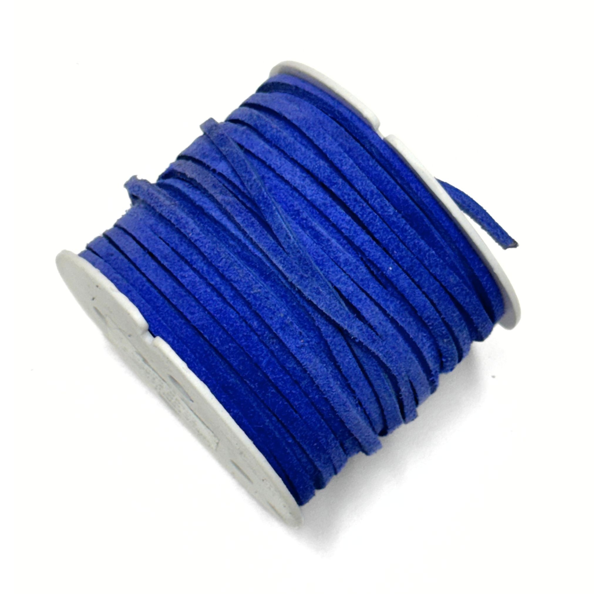 Suede Leather Lace 1/8" x 25 yards Black Brown Chocolate Red — Leather Unlimited