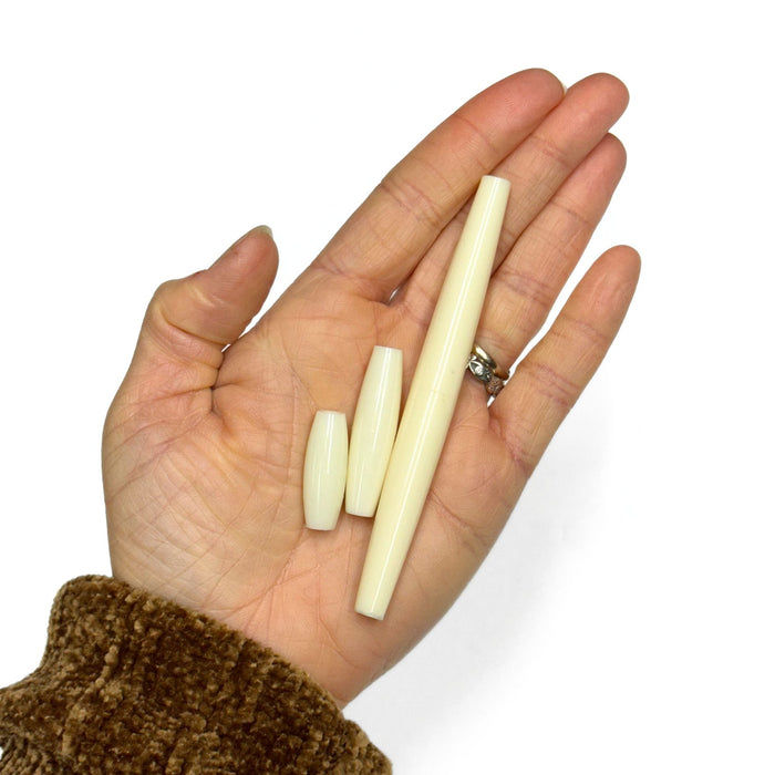 Hair Pipe Bone Beads - Native American Style Imitation Bone Jewelry Supplies