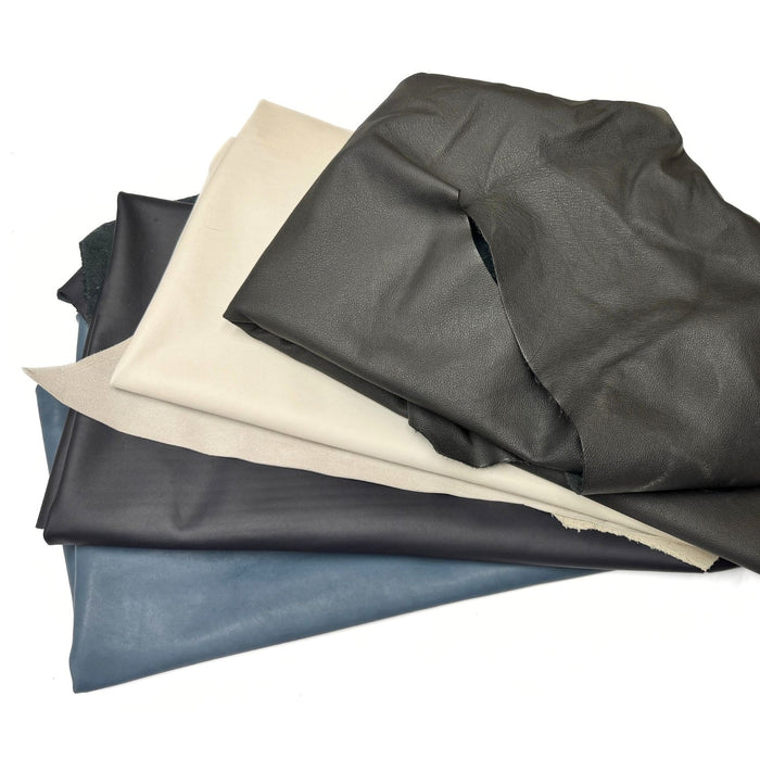 40 ft² Bundle Value Priced 2-4 oz Upholstery Leather - Quarter Hides Bundle