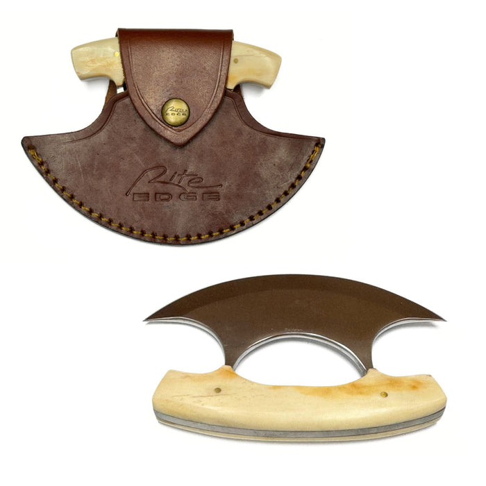 Alaskan Ulu Knife with Bone Handle