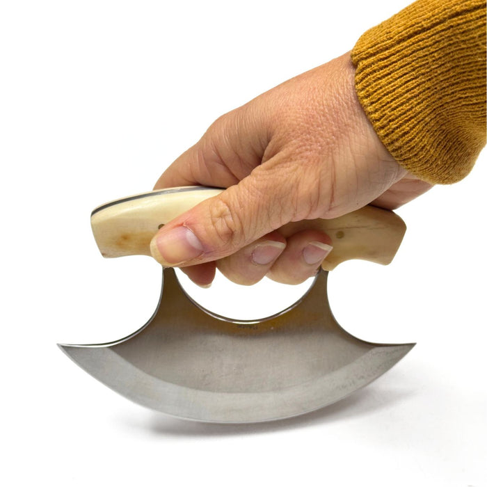 Alaskan Ulu Knife with Bone Handle
