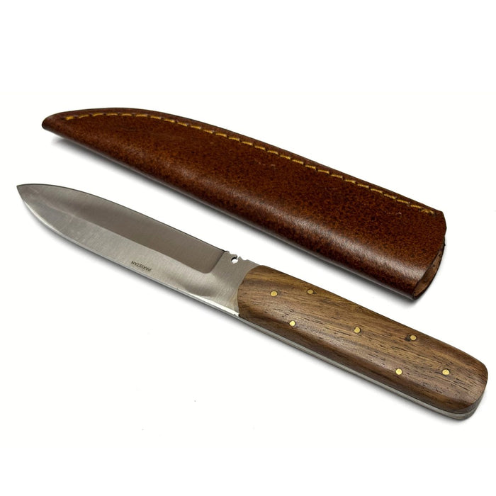 Classic Patch Knife with Burlwood Handle