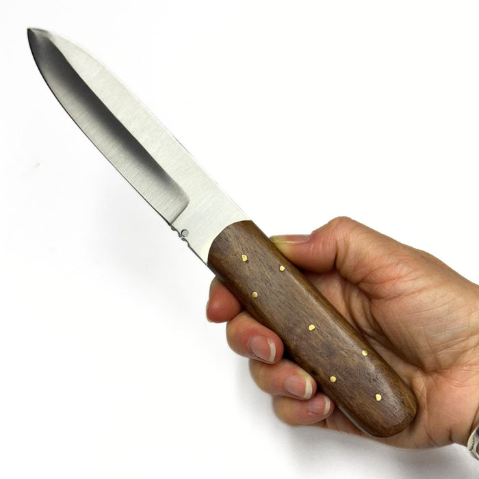 Classic Patch Knife with Burlwood Handle