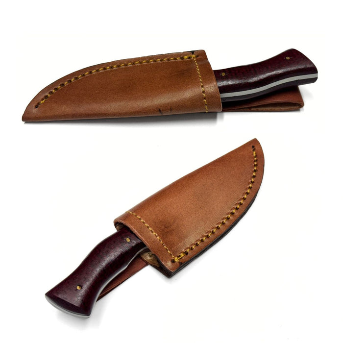 Blacksmith Hunter Knife with Micarta Handle and Carbon Steel Blade