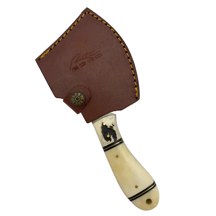 7.5 inch Hatchet with Bone and Stag Handle