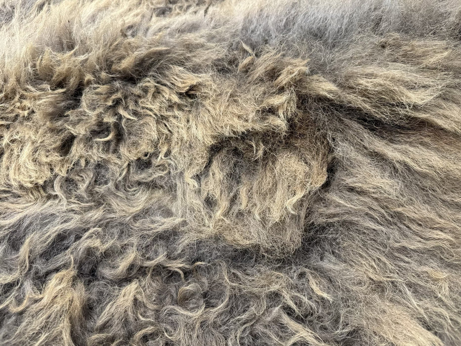 Buffalo Hair On Hide - Large - Extra Large - Bison Fur Rug