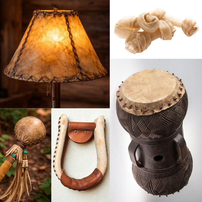 Deerskin Rawhide - 2 oz Hide - Large, XL, or XXL - A Grade - B Grade