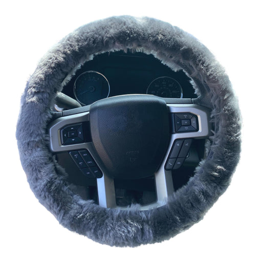 Steering wheel cover steering wheel cover steering wheel fur made of  sheepskin f
