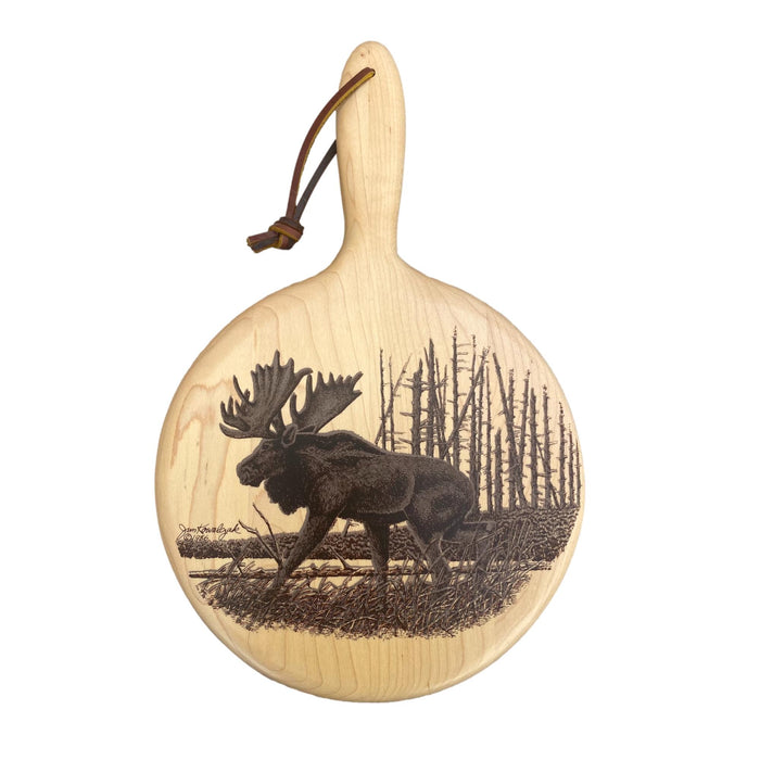 High Country Moose Cutting Board