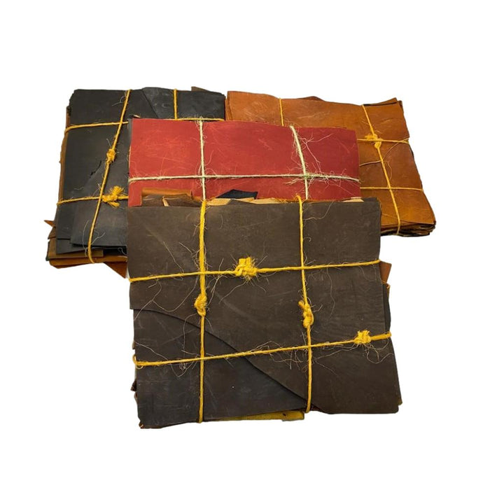 Cowhide Craft Bundles 4-6 oz Leather Pieces 10# Bundle