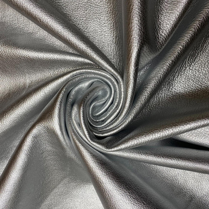 Silver Metallic Leather - Wholesale Leather Hide Supplier