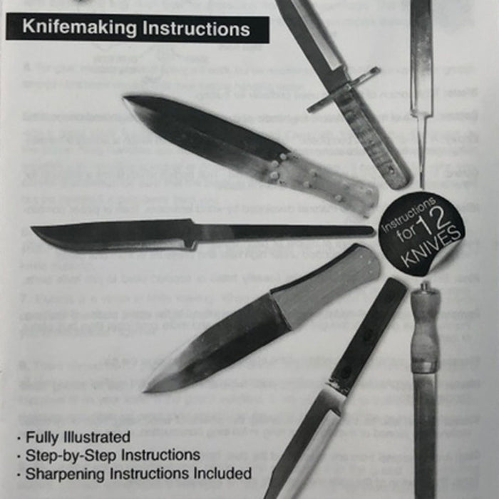 Buffalo Skinner Knife Kit - Norwegian Type Knife Set - DIY Build a Knife Knifemaking Kit