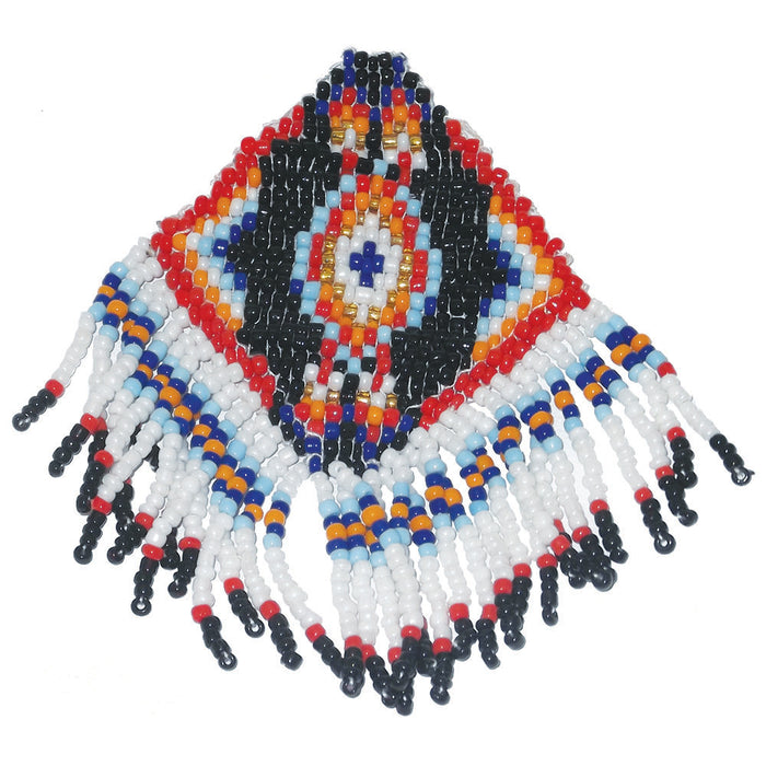 Colorful Beaded Accent - Native American Style Decoration