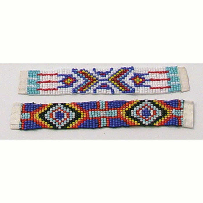 Hand Made Beaded Strips - Native American Themed Craft Supplies and Accents