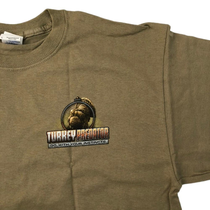 "Turkey Predator: Go With Your Instincts" Hunter Tshirt - Adult L