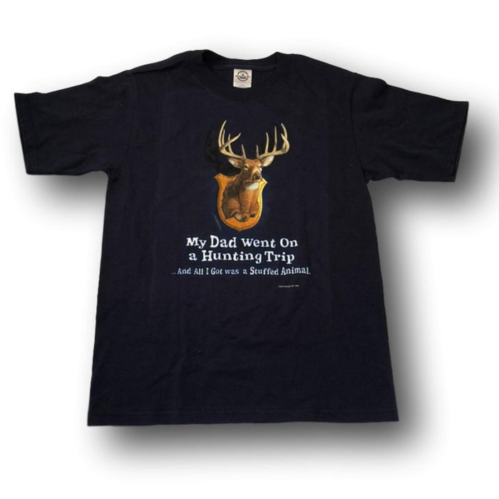 "My Dad Went On A Hunting Trip And All I Got Was A Stuffed Animal" Little Hunter T-shirt - Youth L - Youth M -Youth S