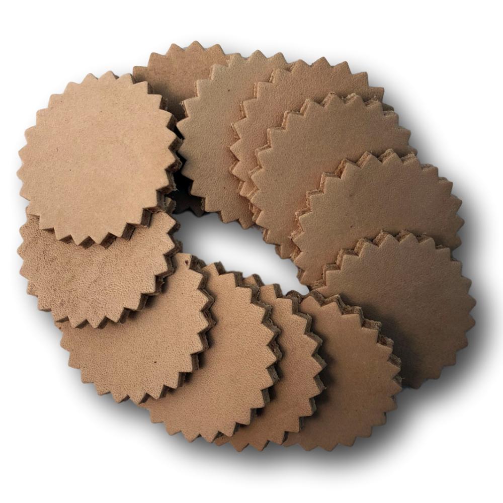 7-8 oz Oak Leather Conchos for Leather Crafts