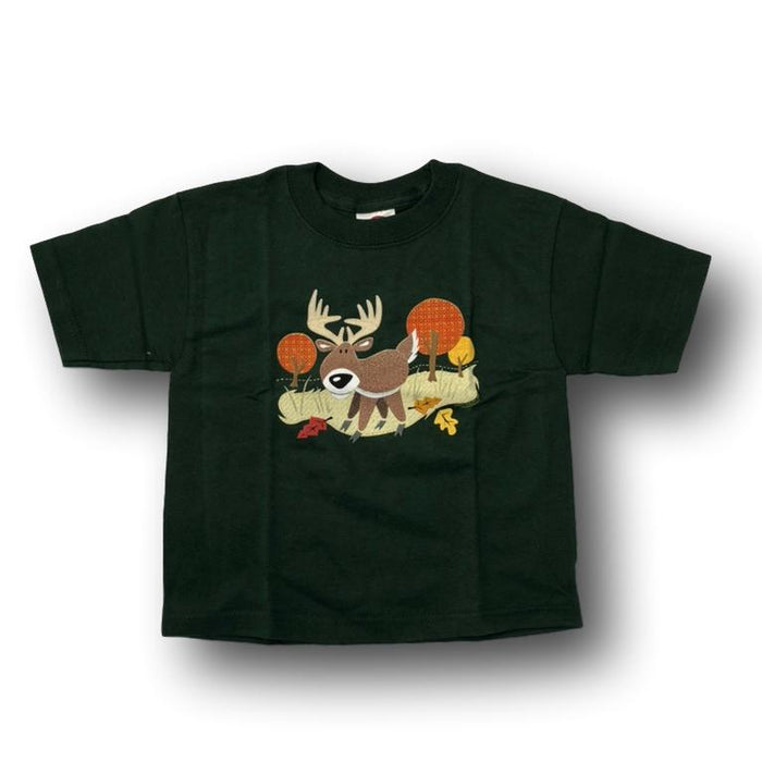 Deer Cartoon Short Sleeve Little Hunter T-shirt - 2T - 4T