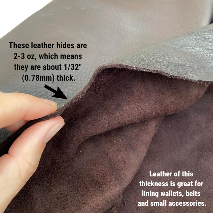 A Grade Deerskin Large Leather Hides - 2-3 oz