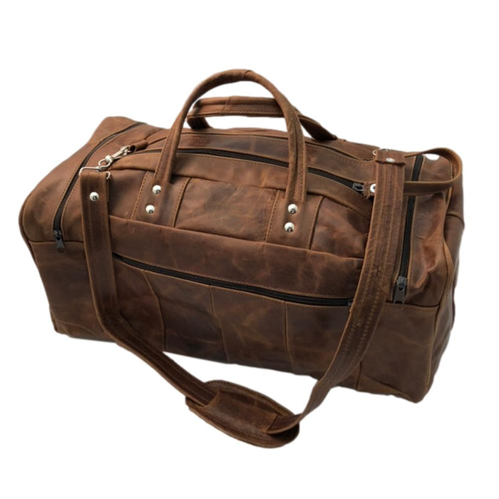 Leather Duffle Bag Men Personalized Military Style Travel -  Norway
