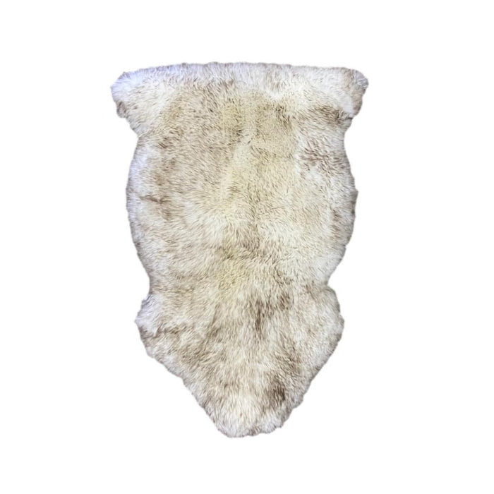 Authentic Sheepskin Rug - Soft Hypoallergenic Fur Throw - Cream - Black - Brown