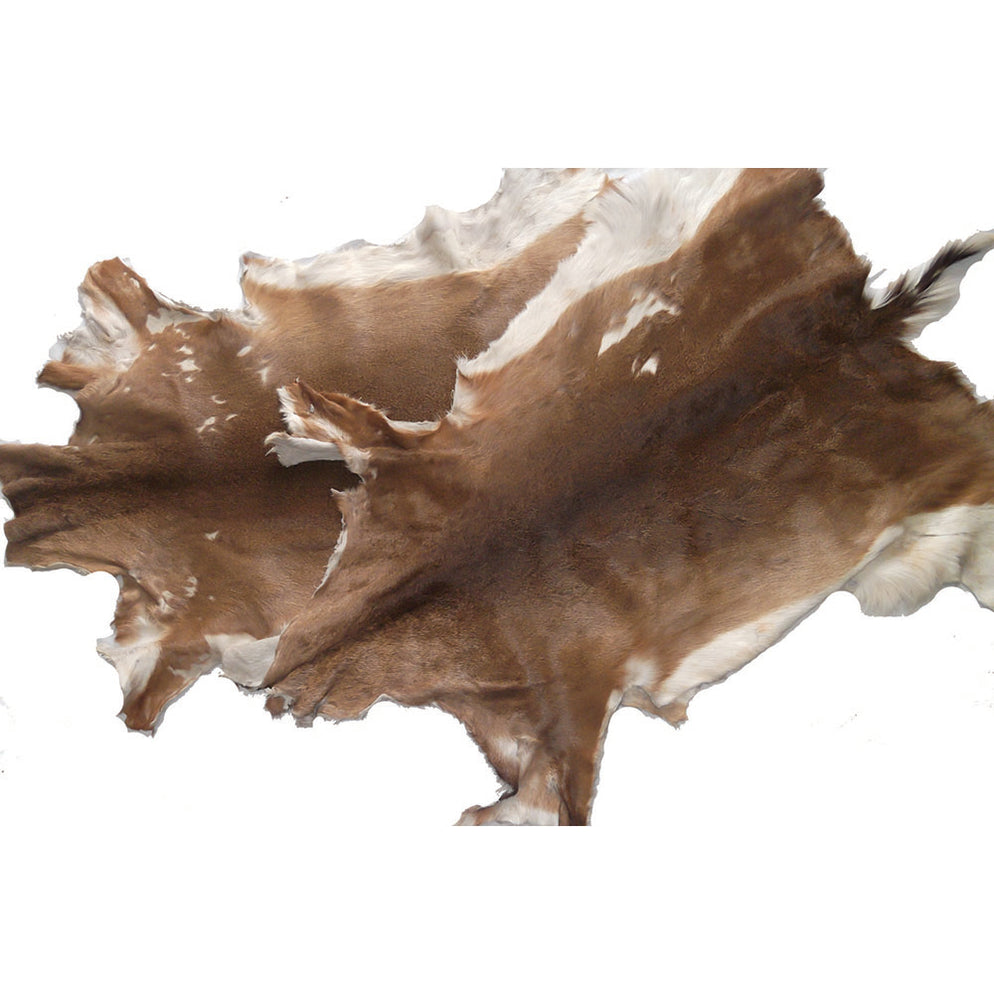 Hair On Deerskin Hide Rug Tanned Deer Hide with Hair Grade A Gra — Leather Unlimited
