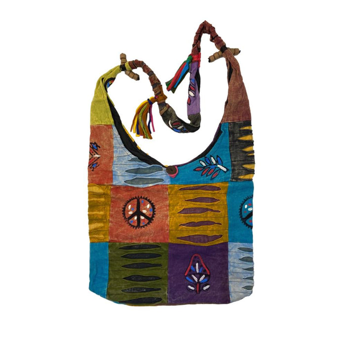 Hippie Nepal Bags - Casual Purses & Backpacks - 100% Cotton Colorful Cloth Bags