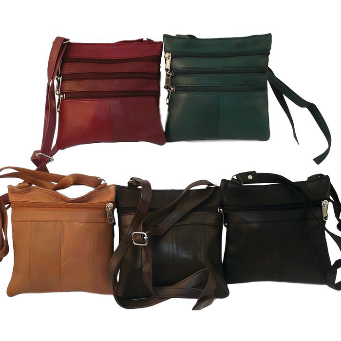 Leather Crossbody Bag With Pocket Tan Leather Shoulder Bag -  Hong Kong
