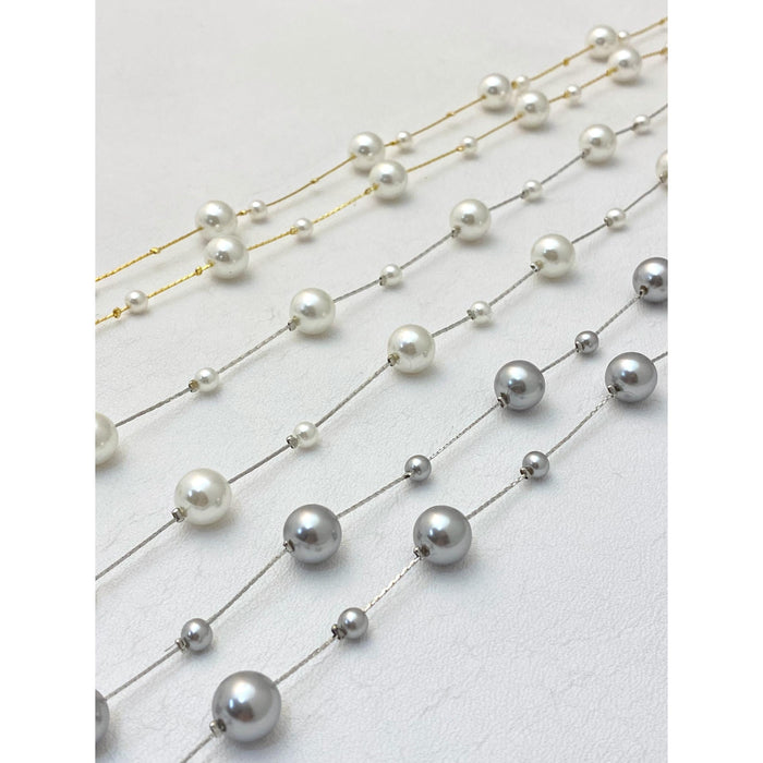 Long Imitation Pearl Necklaces - Fashion Jewelry Assorted 3 Pack