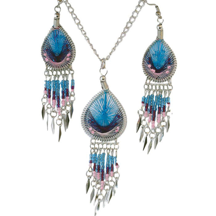 SC101301 - AD Stone Necklace with matching Earrings – Kaya Online