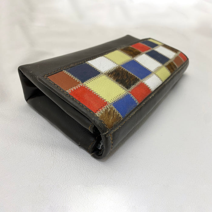 Unique South African Hair On Cowhide Leather Clutch Wallet for Women