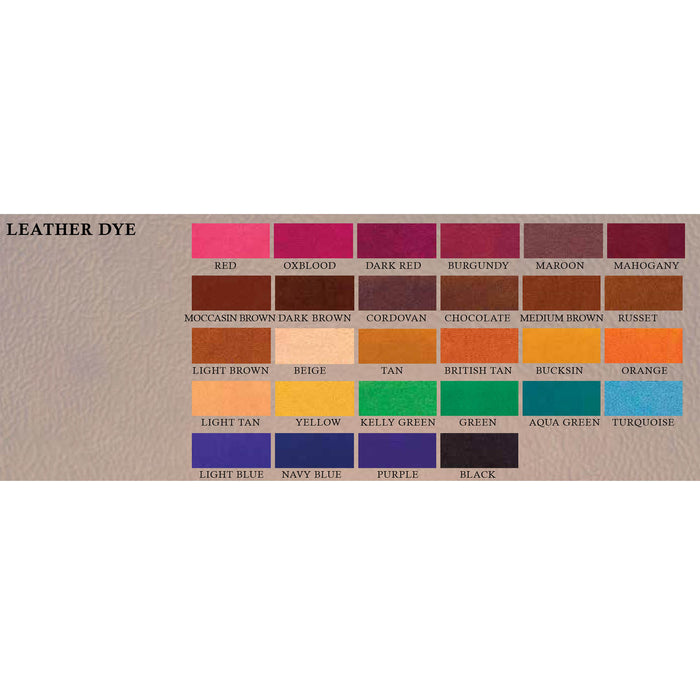 Fiebing's Acrylic Leather Dye Paint 2 oz. Choose Color Black - White - Red