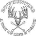 Sprotsman's White Decal - Bow Hunting - Deer Shack