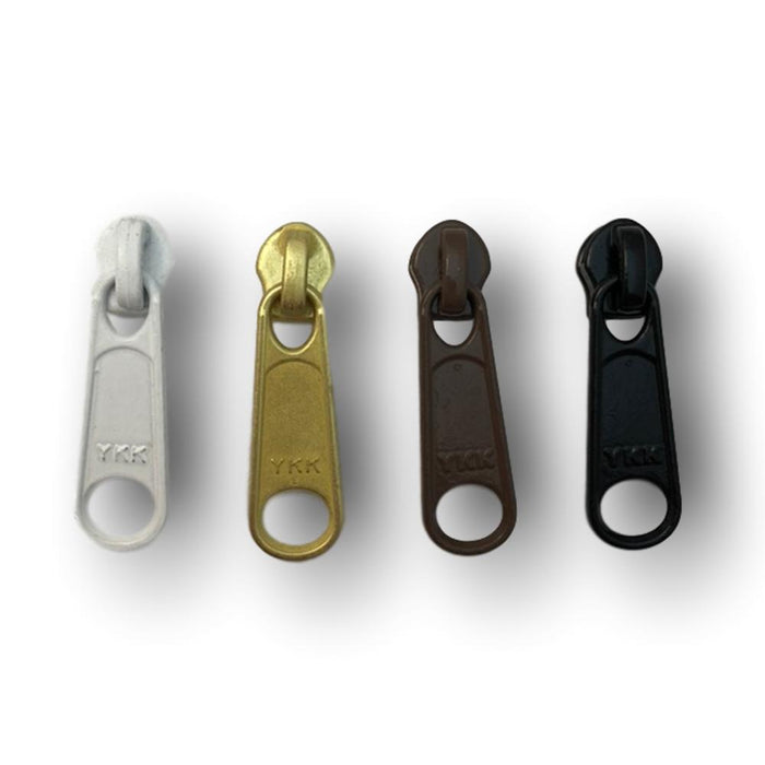 50 Nylon Zipper Pulls - Brass - Brown - Black - White — Leather Unlimited