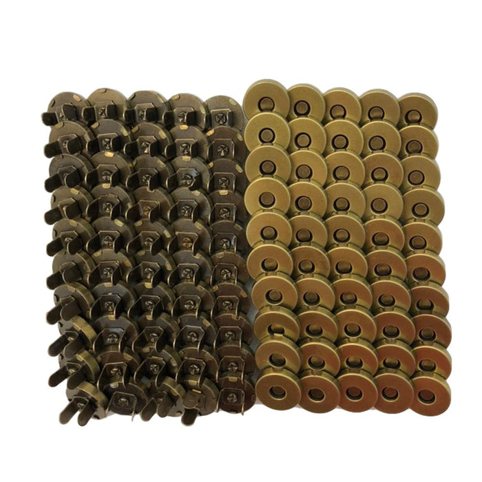 Magnetic Snap Fasteners - Set of 50 Snaps