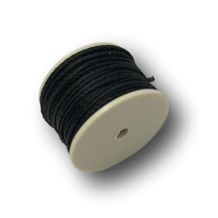 Extra Awl Thread - 12.5 Yards Waxed Nylon Thread Reel - Black, Brown, White