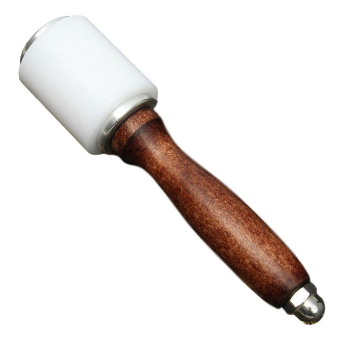Poly Mallet Leather Craft Tool - Wooden Handle Nylon Lightweight Hammer