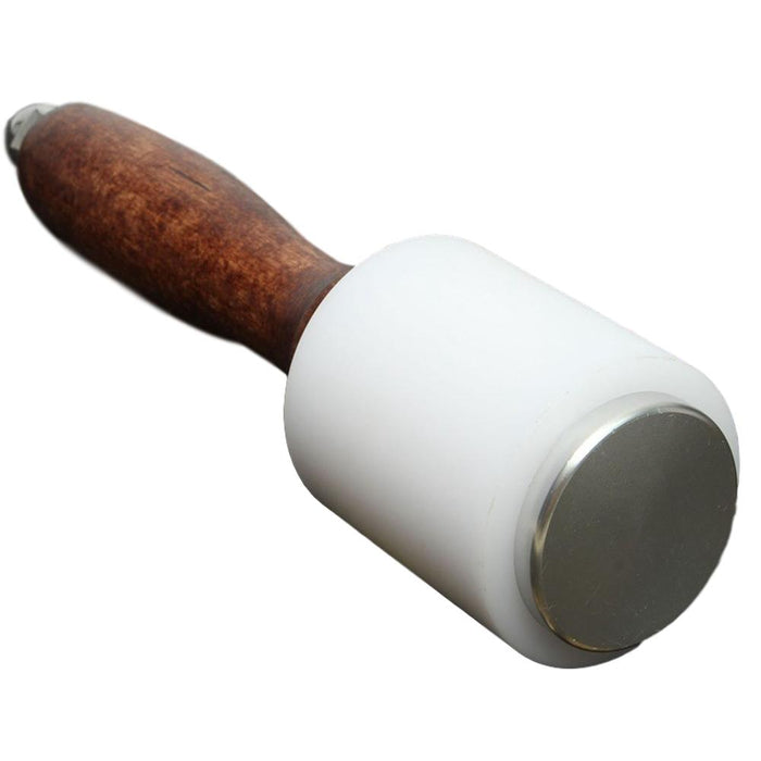 Poly Mallet Leather Craft Tool - Wooden Handle Nylon Lightweight Hammer