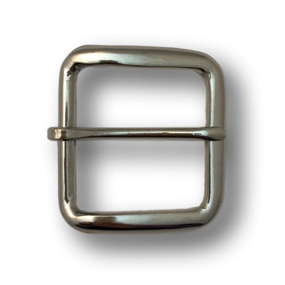 Metal Belt Buckle Single Prong Square Buckles Certified Nickel