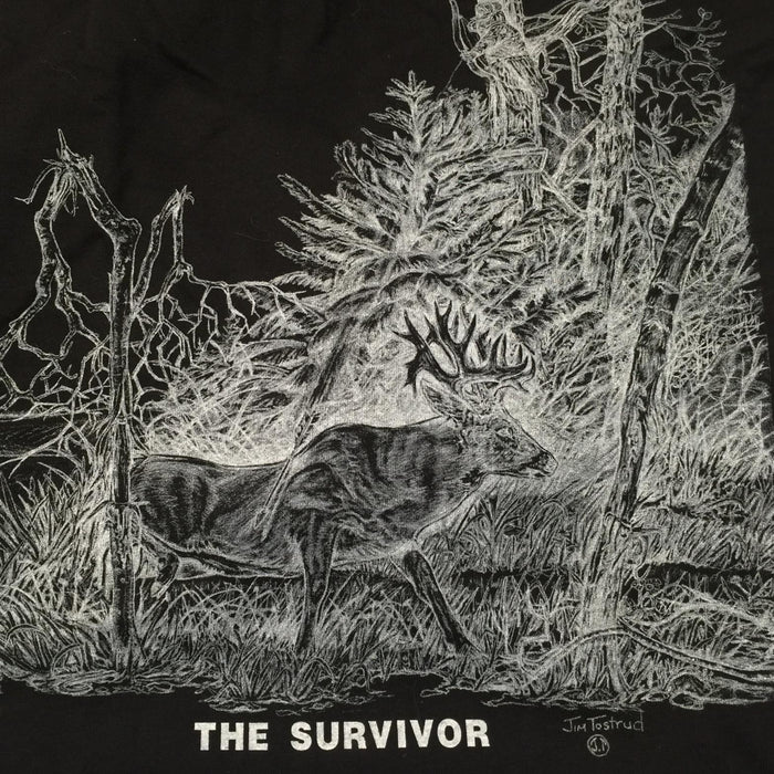 Jim Tostrud's "The Survivor" Long Sleeve Mock Turtleneck - Size L