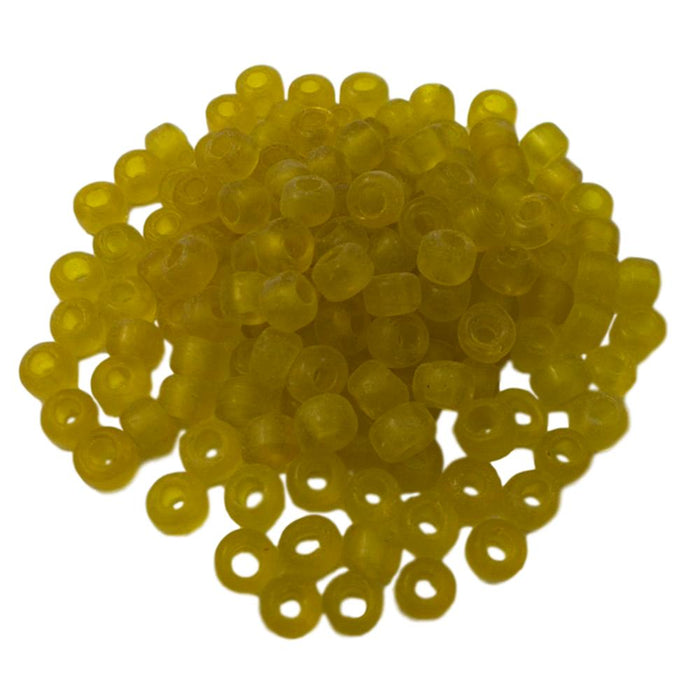 Roller Beads for Crafts and Jewelry Making - 100 Pack - Orange - Yellow